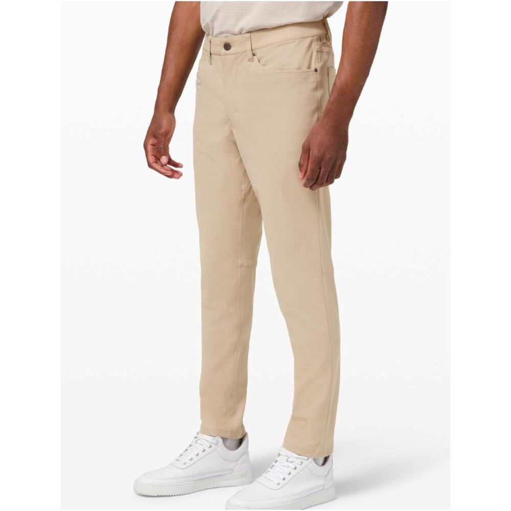 Lululemon ABC Pant Slim Warpstreme Trench Khaki Everyday Stretch Mens Size 30